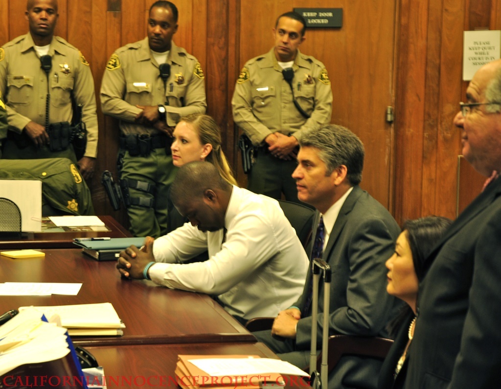 Brian Banks football in court 2